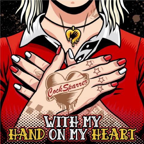 cock sparrer with my hand on my heart